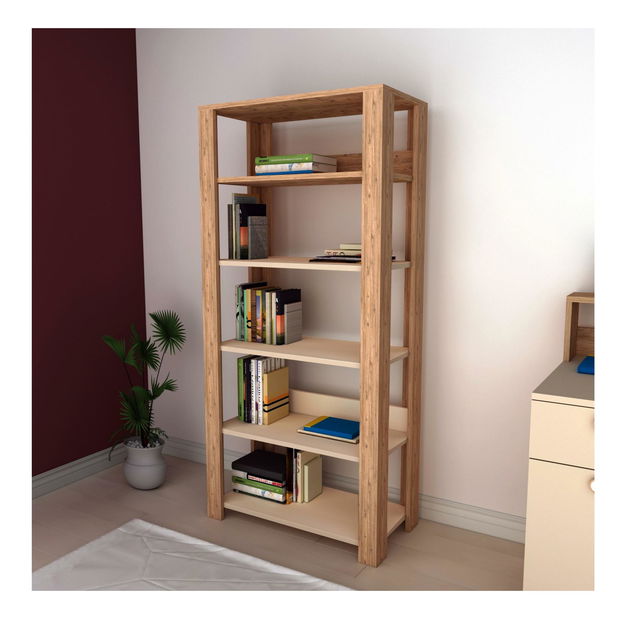  Studentský pokoj Mekali 6 (borovice atlantická + béžová)