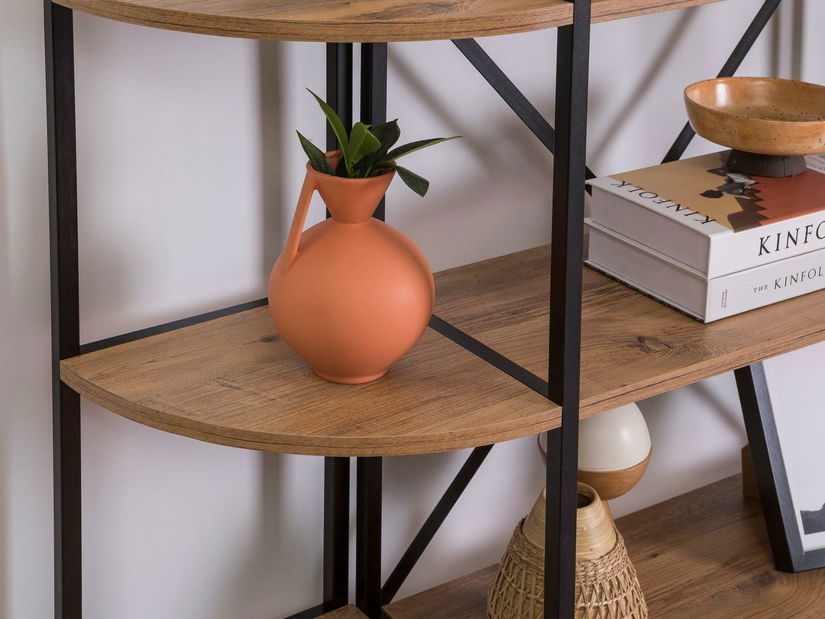 Regál Punale 2 (borovice atlantická + černá)