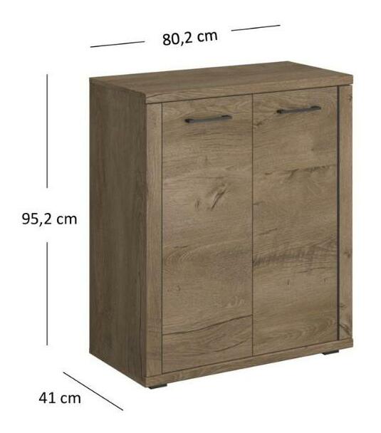 Skříňka Clinecas (dub lefkas)