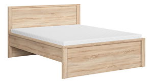 Manželská postel 160 cm BRW Kaspian LOZ/160/T (dub sonoma)