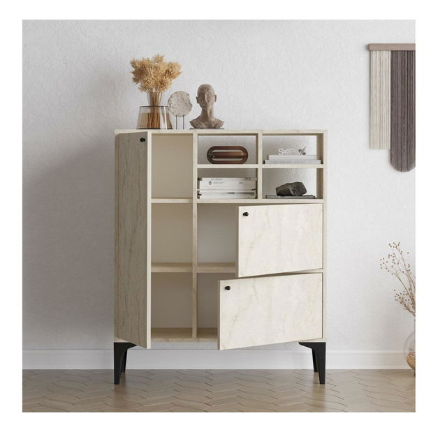 Regál Aliex 2 (travertin)