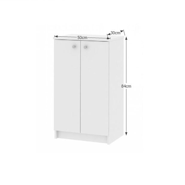 Koupelnová skříňka Tarika Si06 2D bílá