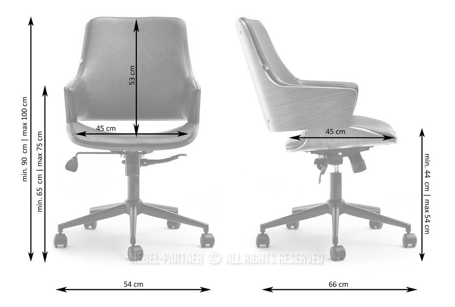 Kancelářské křeslo Oscarnote (černá)