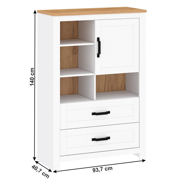 Policová skříň Lanuelle C