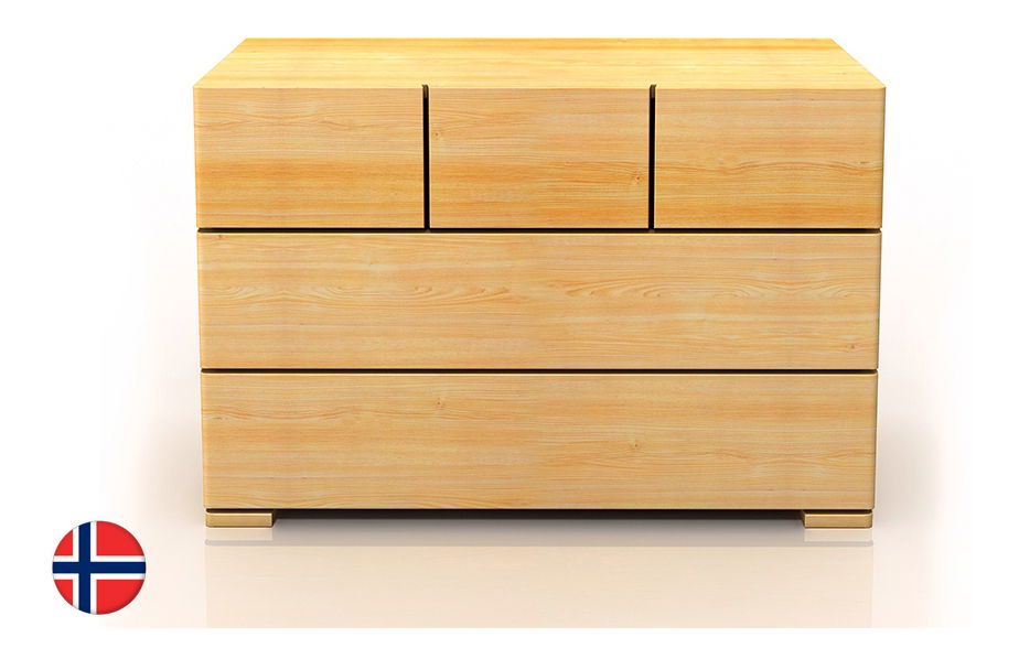 Komoda Naturlig Lorenskog 3+2 (borovice)