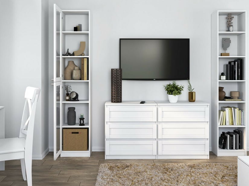 Vitrína Preposso 1 (bílá)