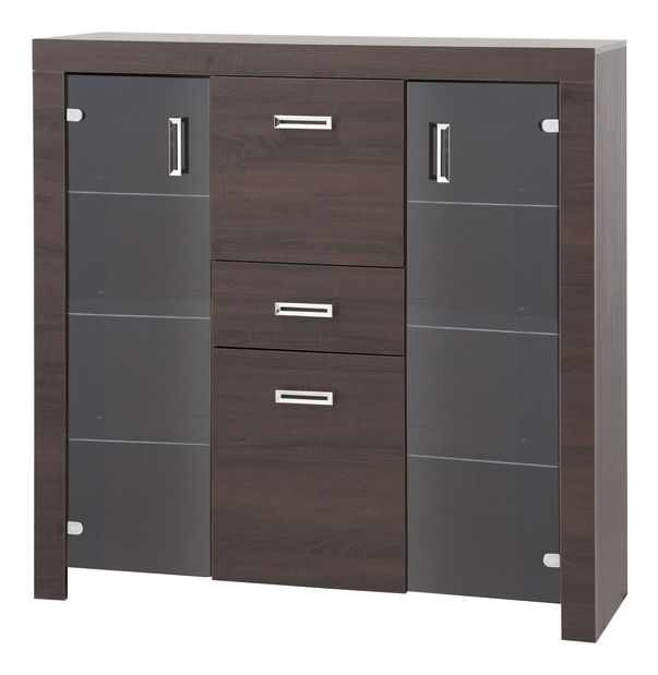 Barová vitrína Attak 02 BAR (Sonoma Choco)