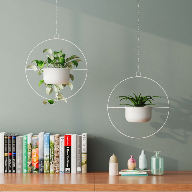 Dekorativní hrnec Paradota (bílá)