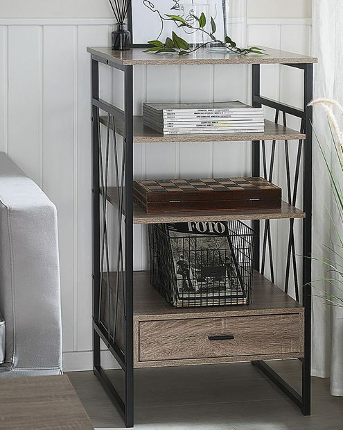 Regál Kuna (tmavě šedá)