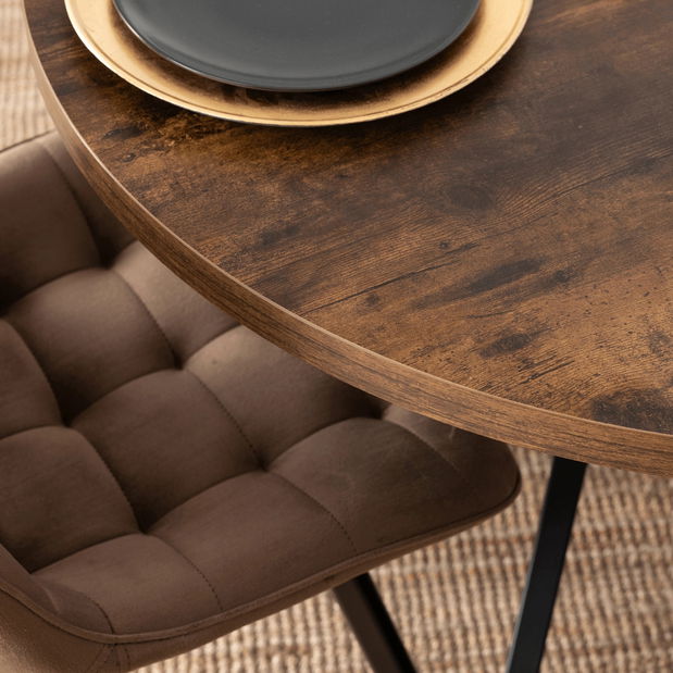 Rozkládací jídelní stůl Lavar (dub rustikální) (pro 4-10 osob)