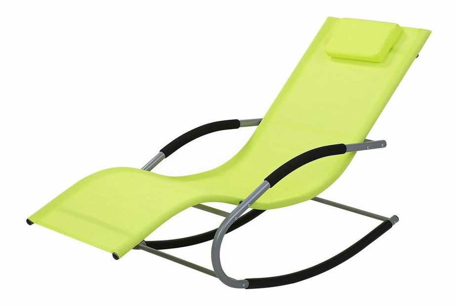 Zahradní lehátko Carro (limetková)