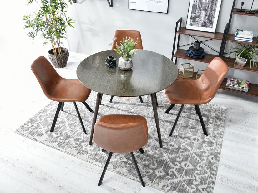 Židle Petra (hnědá + černá)