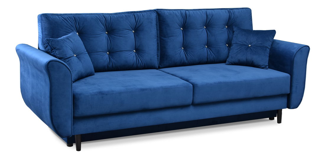 Pohovka dvousedačka Lirica (černá)