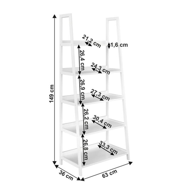 Regál Revlon 3 (bílá)