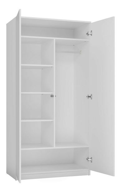 Šatní skříň Musecalo 3 (bílá)