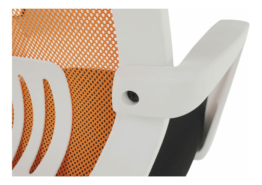 Kancelářské křeslo Leledo oranžová + černá