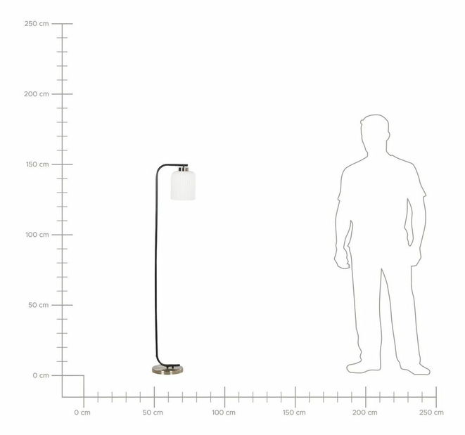 Stojanová lampa Chilly (černá)