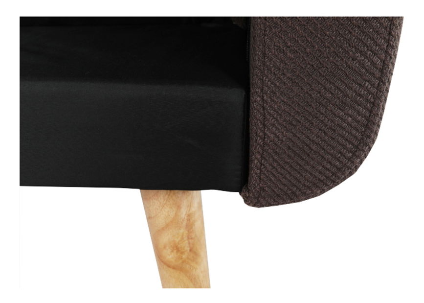 Rozkladací krěslo Alestra (hnědá)