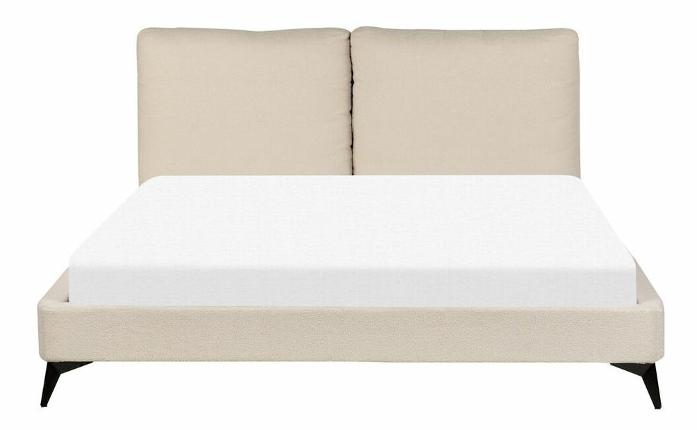 Manželská postel 160 cm Mellody (béžová) (s roštem)