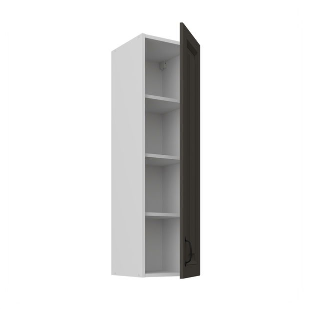 Horní kuchyňská skříňka Sheila 30 G 108 1F (korpus: bílá + fronta: grafit)
