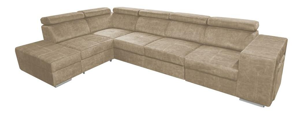 Rohová sedací souprava Maiga BIG (béžová) (levá)