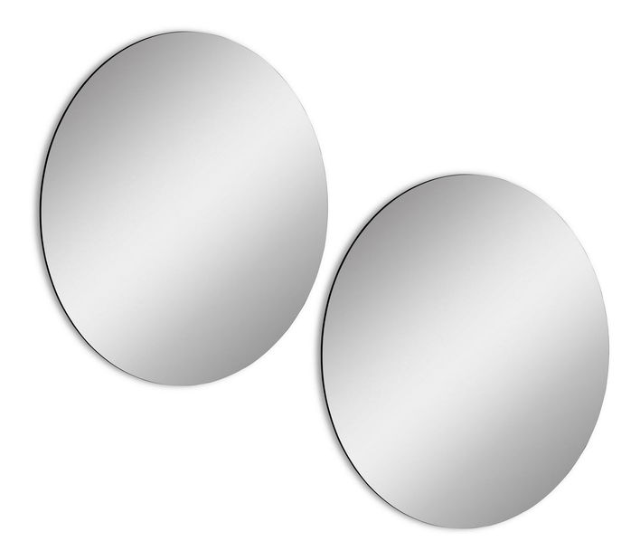 Set 2ks. zrcadel Moluvu 5 (stříbrná)