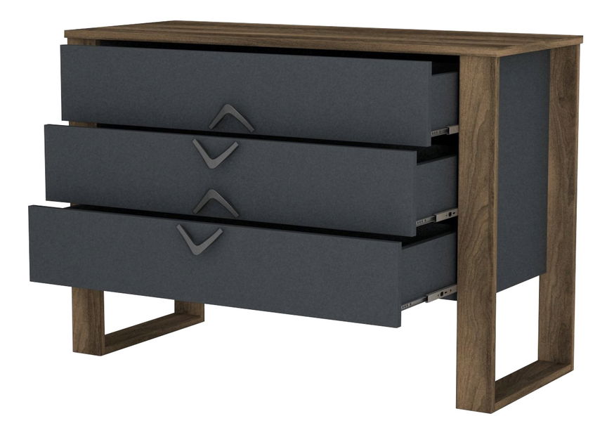 Komoda Bumba 2 (Ořech + Antracit)