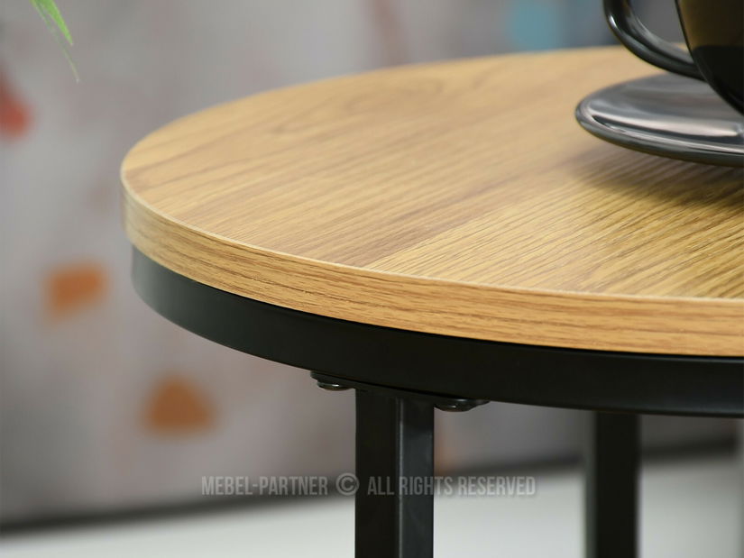 Konferenční stolek Corden (dub + černá)