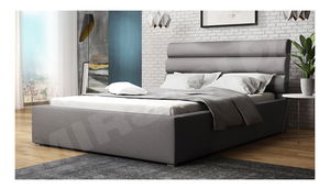 Manželská postel 140cm Exotic (šedá)