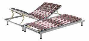 Set 2 ks. lamelových roštů 200x180 cm ELMO (dřevo) (šedá)