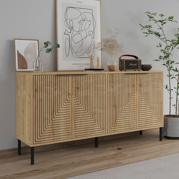 Komoda Lurky (dub safírový)