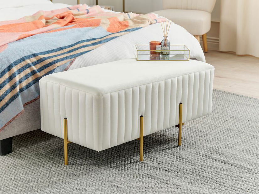 Lavička Darlene (bílá)