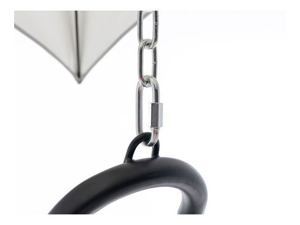 Závěsné křeslo Slayer (antracit + bělošedá)