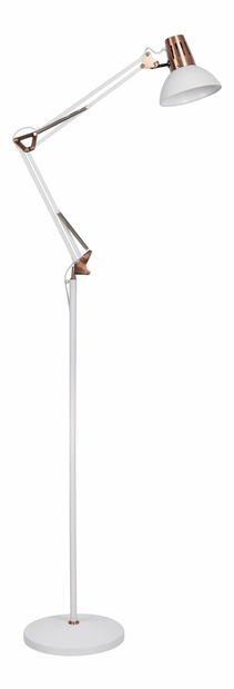 Stojanová lampa Gareth 4525 (matná bílá + měděná)