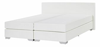 Boxspring postel 160 cm PREMIER (s matracemi) (bílá)