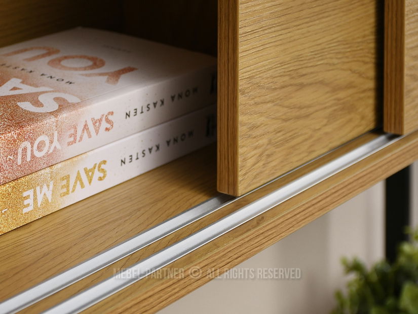 PC stolek Omega (dub + černá)