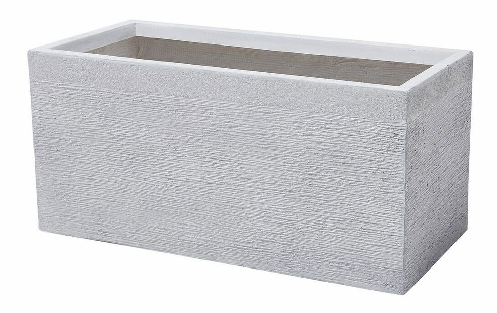 Květináč MIMA 37x80x38 cm (MGO) (bílá)