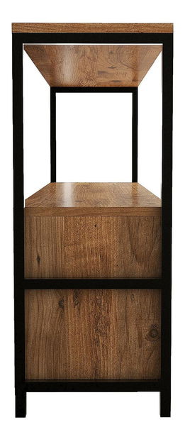 Skříňka Narula (ořech + černá) *bazar