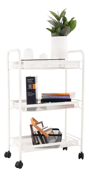 Servírovací vozík Jaden (bílá)