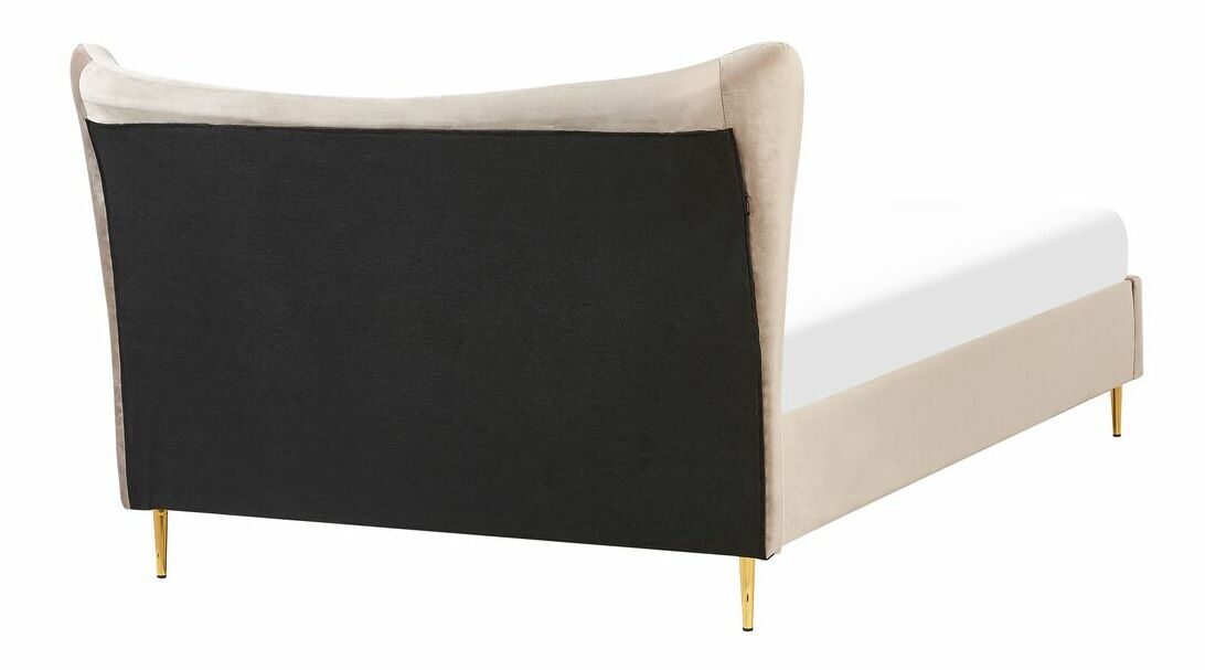 Manželská postel 140 cm Chaza (sivobéžová)