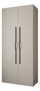 Šatní skříň 110 cm Carmela 40-2 (kašmír + černá)