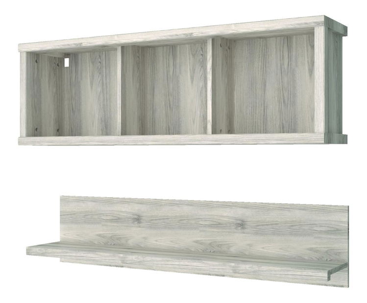 Nástěnná police Japon (kaštan nairobi)