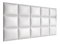 Čalouněný nástěnný panel Pazara 40x30 cm (ekokůže soft 017 (bílá)