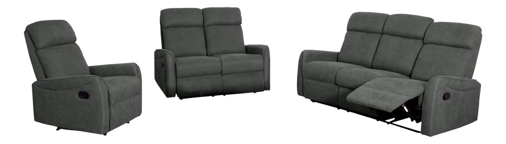 Sedací sestava 3+2+1 Fotron (tmavě šedá) 