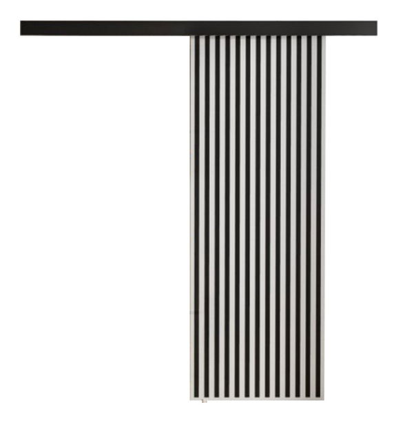 Posuvné dveře Baxdos 7 (dub sonoma + černá)