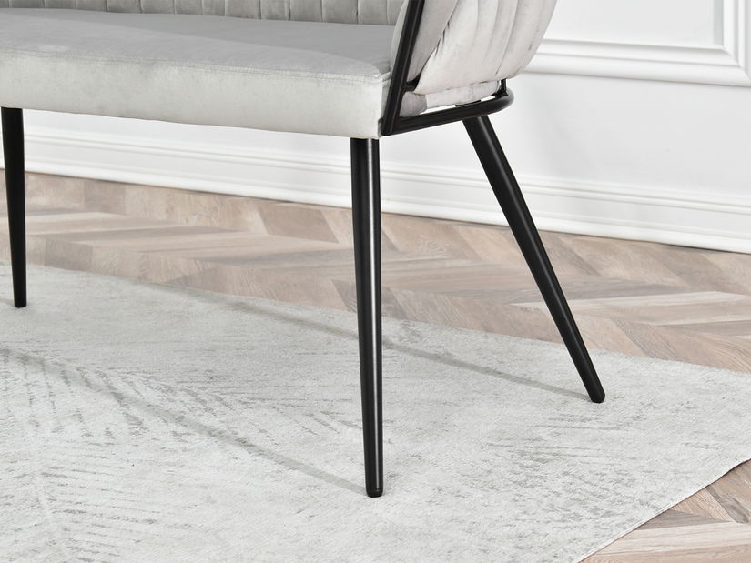 Pohovka dvousedačka Radio (šedá + černá)