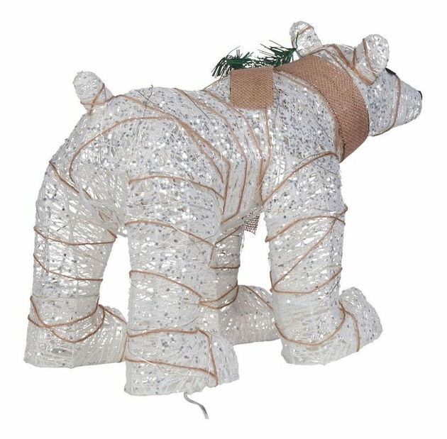 Venkovní dekorace medvěd Sarab (bílá)