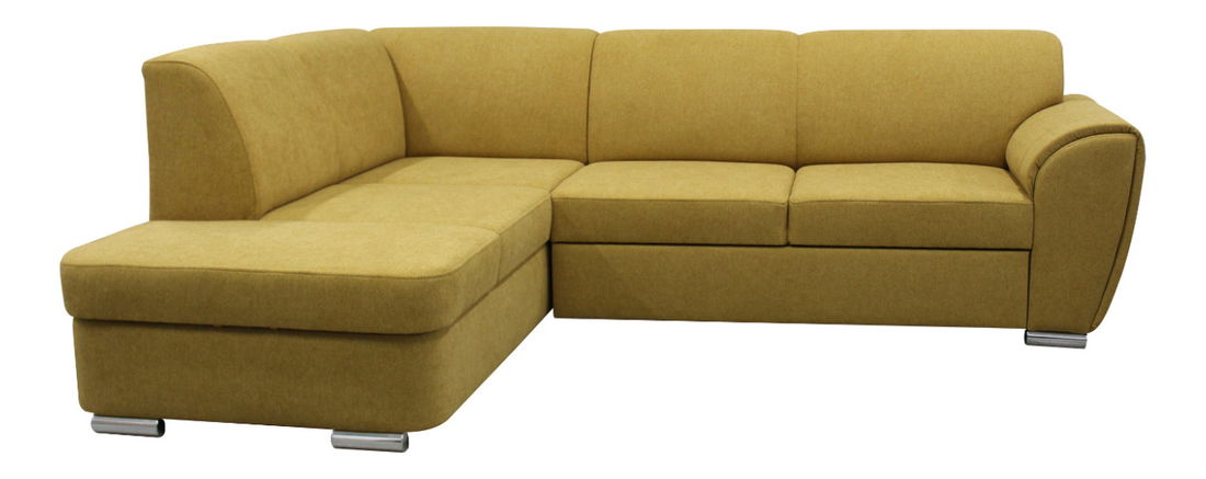 Rohová sedačka BRW Dolores SMALL (žlutá) (L)