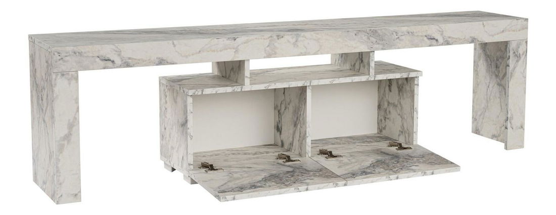 TV stolek/skříňka Endlava (fréziový mramor)