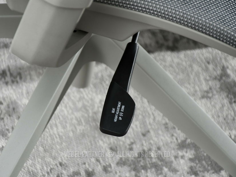 Kancelářské křeslo Huio (šedá)